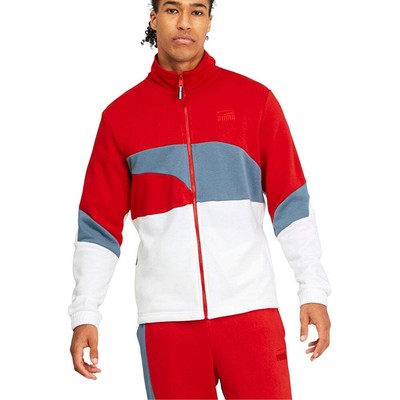 

Puma Flare Full Zip Jacket Мужские красные пальто Куртки Верхняя одежда 532194-02, Красный, Puma Flare Full Zip Jacket