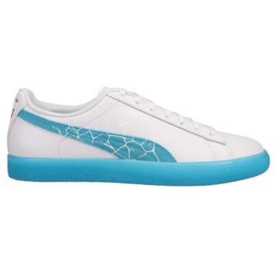 

Мужские белые кроссовки Puma X Clyde Koolaid Lace Up Повседневная обувь 385283-01, Белый, Puma X Clyde Koolaid Lace Up