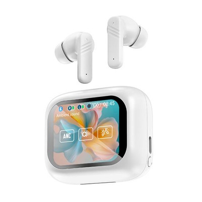 Wireless Earbuds Bluetooth Headphones LCD Smart Touch Screen Headset Earphone US