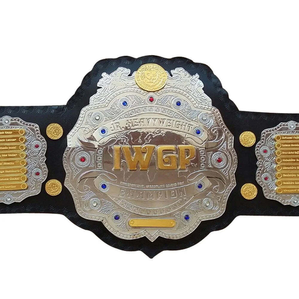 IWGP V4 World Heavyweight Wrestling Championship Title Belt 2mm/4mm Adult Size - Picture 3 of 5