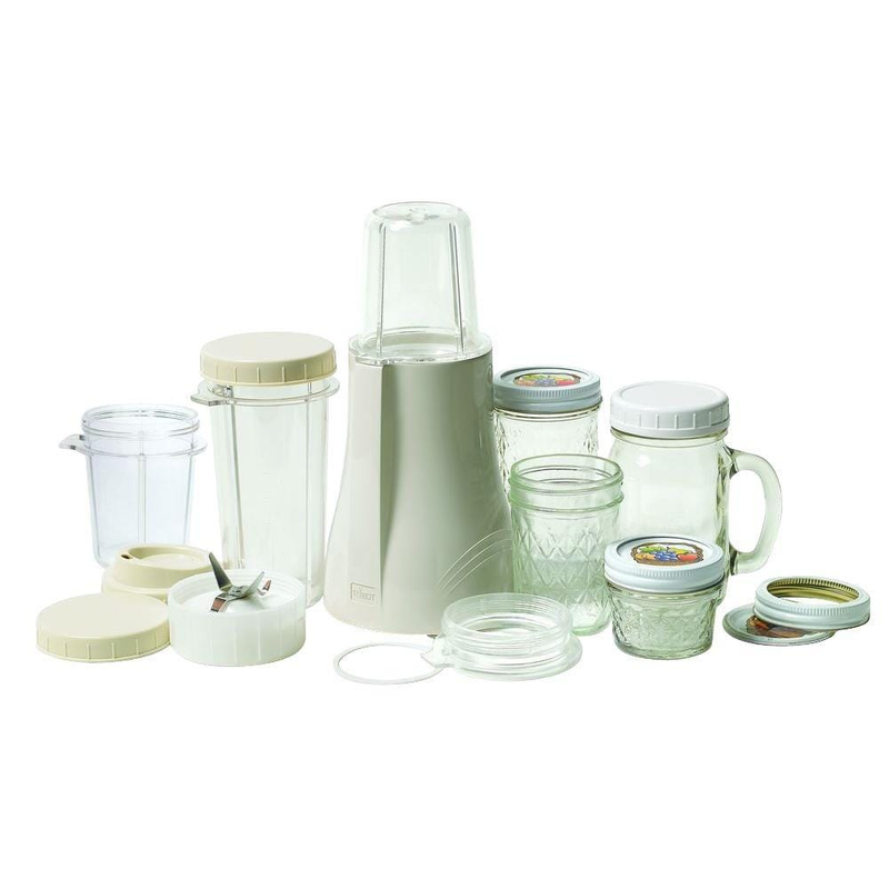 Mason Jar Personal Blender Countertop Single Serving w/ Jar Attachment BPA Free