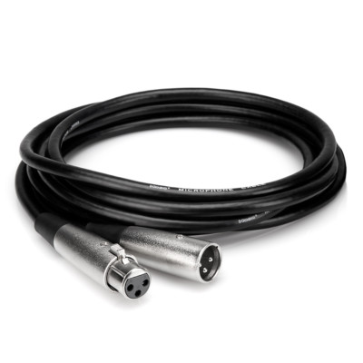 Hosa MCL-110 Microphone Cable, Hosa XLR3F to XLR3M, 10 ft