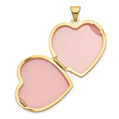 Pre-owned Skyjewelers Real 14k Yellow Gold Heart Locket; Women & Men