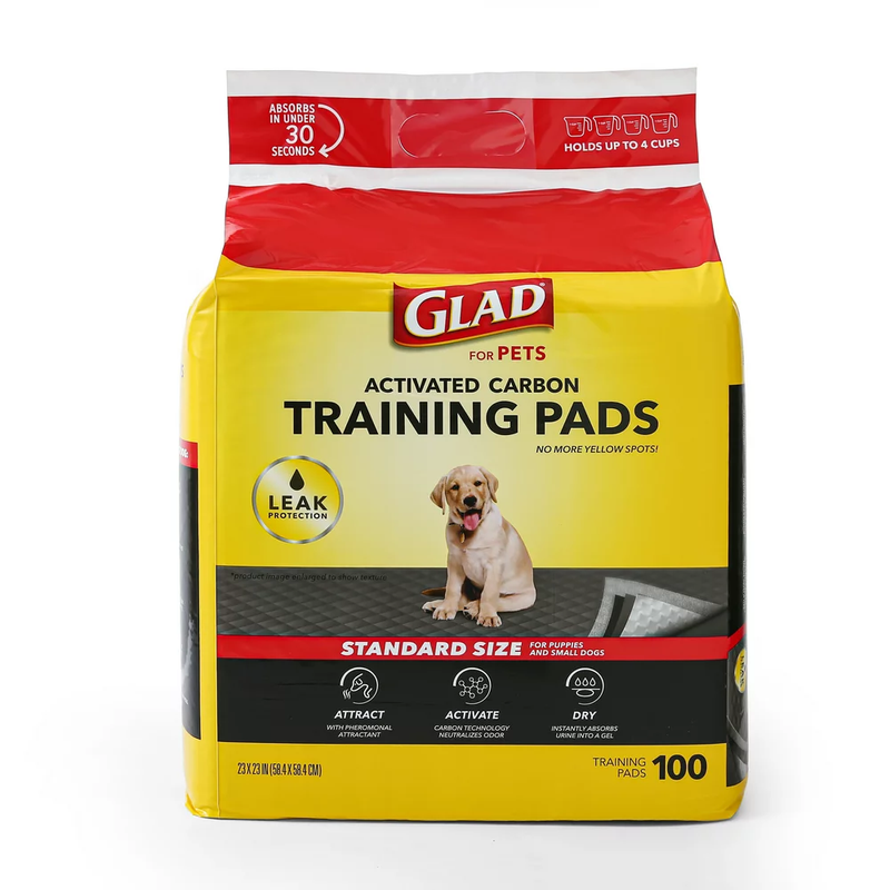 Activated Charcoal Training Pads for Dogs, 100 Count