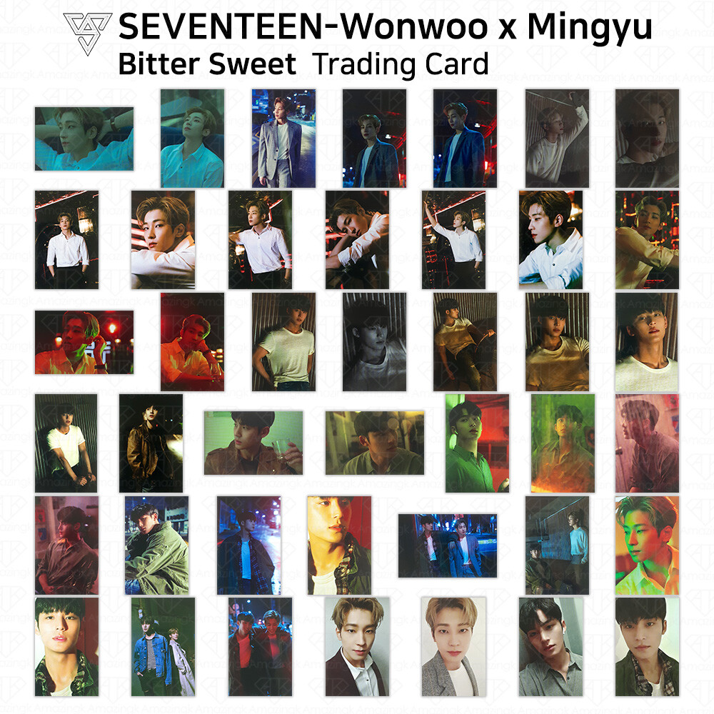 ミンギュ bitter sweet トレカ SEVENTEEN Wonwoo X Mingyu Bitter Sweet Trading Card