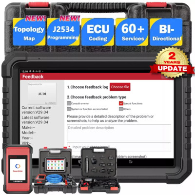 2024 LAUNCH X431 PRO 5 PRO3S+ Elite Car Truck Diagnostic J2534 Programming Tool