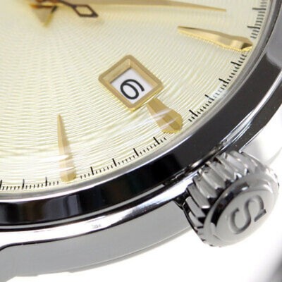 Pre-owned Seiko Presage Sary109 Champaign Gold Mechanical Automatic Men's Watch Japan