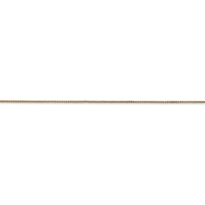 Pre-owned Spiga Real 14kt Yellow Gold 30 Inch .85mm  With Spring Ring Clasp Chain; 30 Inch