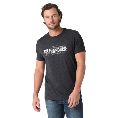 

Мужская футболка Wrangler Western Ranger, Caviar/heather