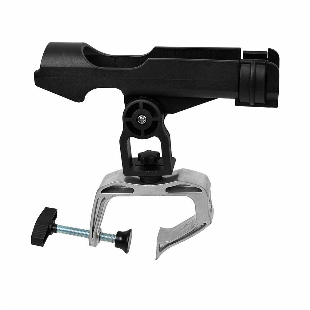 Boat Fishing Pole Rod Holder Tackle Adjustable Side Rail Mou