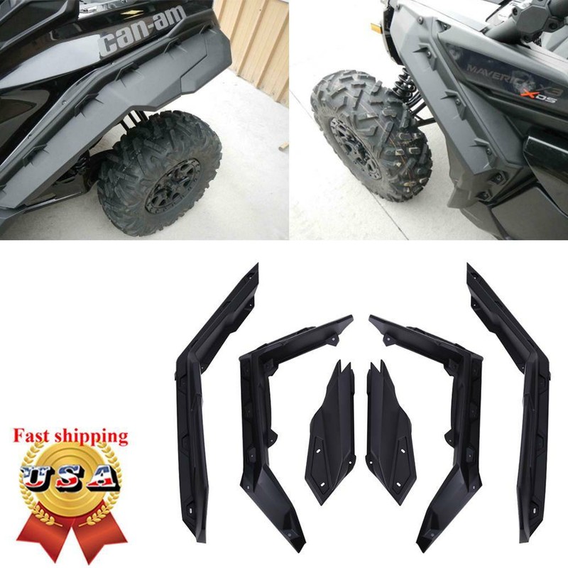 x3 Extended Fender Flares for CanAm Maverick X3 Turbo R 20172021 UTV