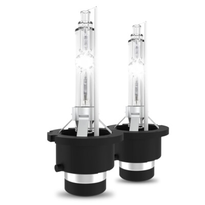 2PCS AUXITO D2S HID Xenon Headlight Bulbs White 500% Brightness High Low Beam
