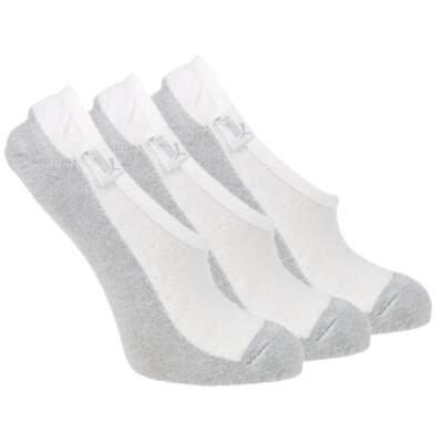 

Puma 3Pk Womens Non Terry No Show Liner Womens Size  Casual 856707-01, Белый