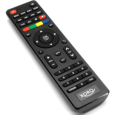 New Genuine For Xoro DVB-T2 Digital SAT Receiver Remote Control Hrt 8730 HRK7672