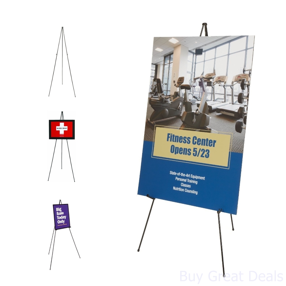 Tripod Base Quartet Easel Instant Display Presentation