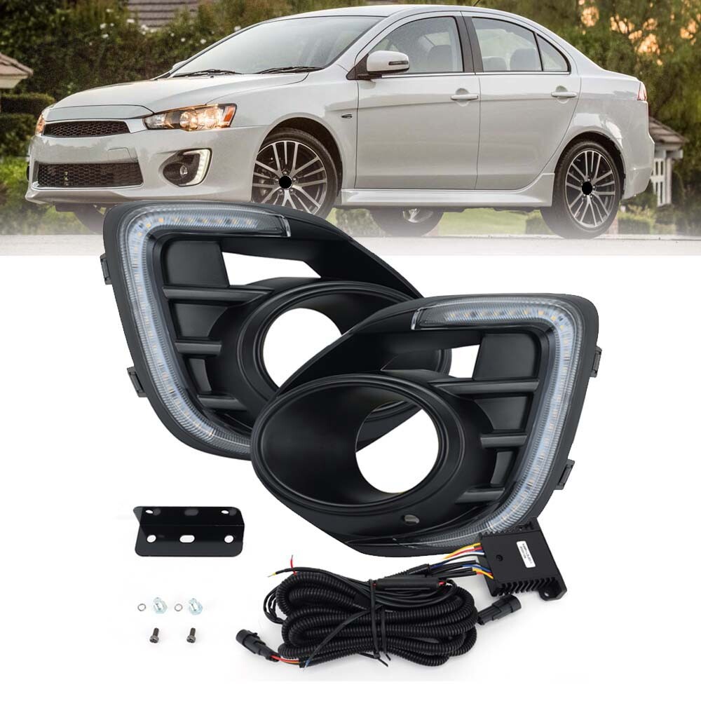 Для Mitsubishi Lancer 2016 2017 2018 СВЕТОДИОДНЫЙ дневной ходовой фонарь дальнего света DRL