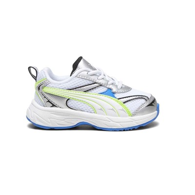 Повседневные кроссовки Puma Morphic для маленьких мальчиков на шнуровке, белые кроссовки 39379401