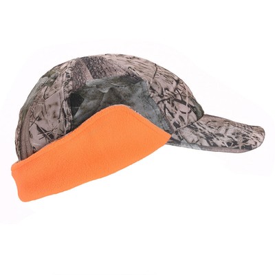 

Мужская двусторонняя кепка Quiet Wear из флиса и спандекса с козырьком, Adventure/orange