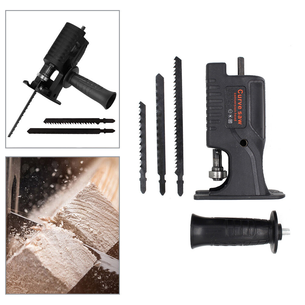 Reciprocating Saw Adapter Electric Drill Wood Cutter Machine Attachment Adapter