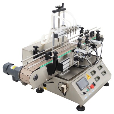 Automatic Liquid Filling Machine Penumatic Magnitic Pump Packer 5-1000ml 8mm