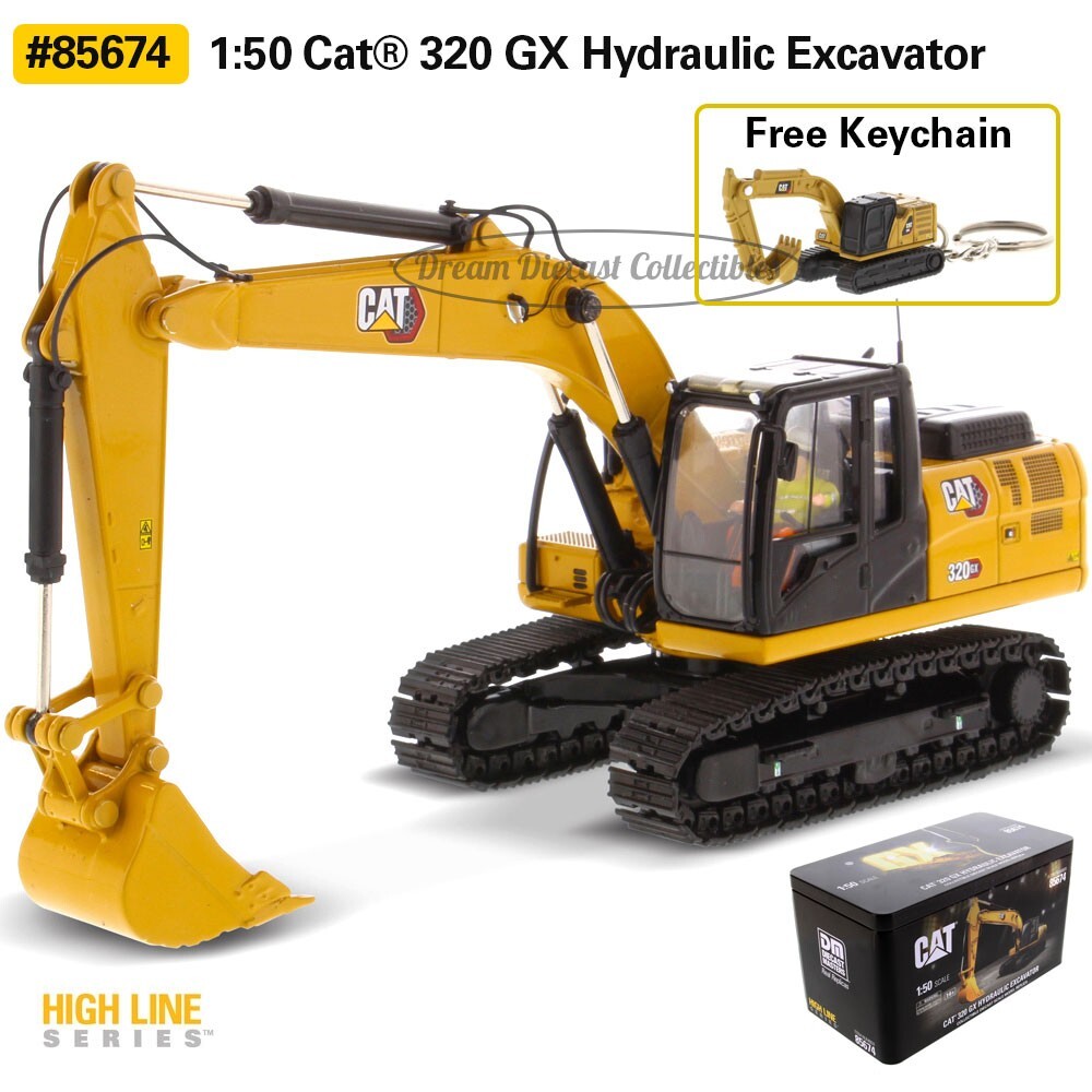 CAT 320 Hydraulic Excavator 1:50 スケール Amazon.com: Diecast Masters 1:50 Scale Caterpillar 320DL