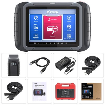 XTOOL D8/D8 BT Car All OBD2 Diagnostic Coding Bidirectional Tool K*ey Programmer