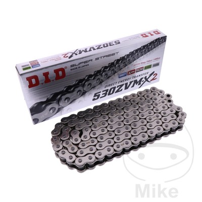 DID Open chain with rivet hook X-RINGKETTES&S 530ZVMX2/116
