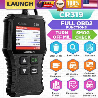 LAUNCH CR319 Car OBD2 OBD Scanner Check Engine Fault Diagnostic Tool Code Reader