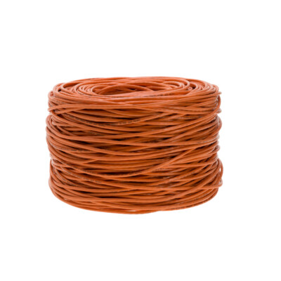 1000ft CAT5e Cable Bulk Solid Network Wire White Blue Gray Black Cat5 Ethernet