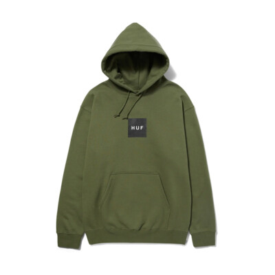 

HUF Set Box Pullover Hoodie Men оливковый, Коричневый
