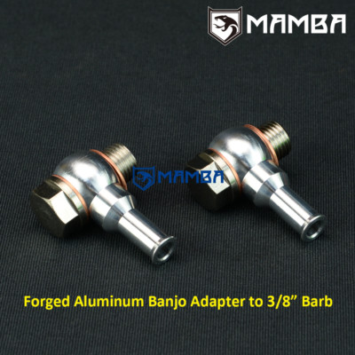 Turbo Water Banjo Bolt Adapter M14x1.5 - 3/8'' Barb Journal Bearing GT3076 GT3582