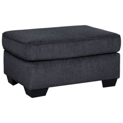 Altari Ottoman Slate - Signature Design by Ashley: Upholstered, No Assembly