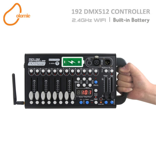Wireless 192 DMX Controller DJ Equipment DMX512 Console For Moving Spotlights