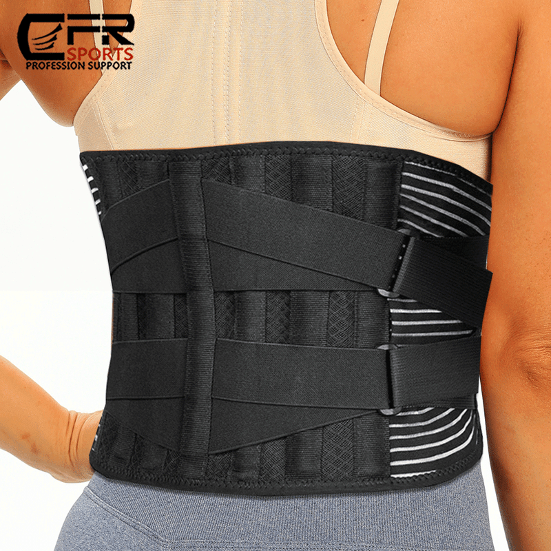 Adjustable Lower Back Brace Lumbar Support Waist Belt for Men Women Pain Relief