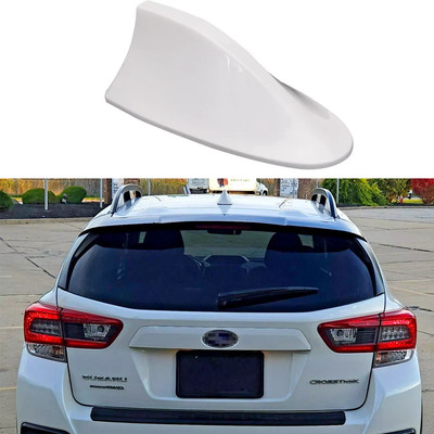 1x Car Antenna Cover Radio AM FM Signal Shark Fin Cap Gloss For Subaru Crosstrek