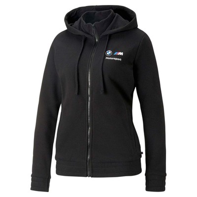

Puma Bmw Mms Full Zip Jacket Женская черная повседневная спортивная верхняя одежда 53827901, Черный, Puma Bmw Mms Full Zip Jacket