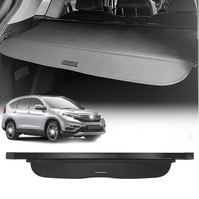 Rear Cargo Security Trunk Cover Black For 12-16 Honda CRV Retractable