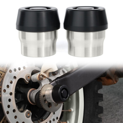 Black Axle Wheel Protector Slider Crash Pads Fit For Yamaha NMAX 125 2017-2023