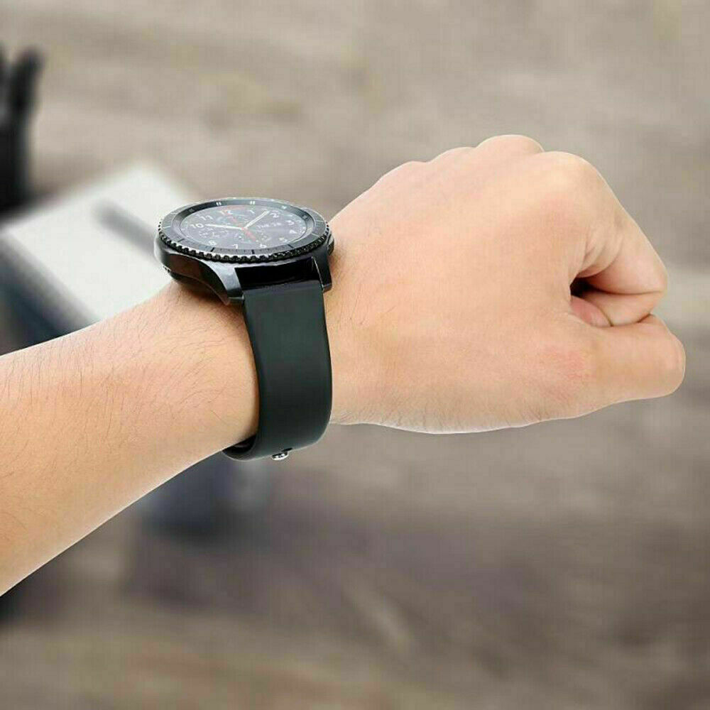 18mm 20mm 22mm Sport Silicone Watch Band Universal Quick Release Wrist Strap