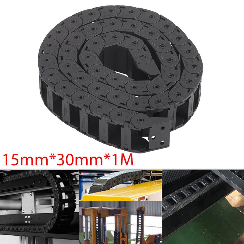 Nylon Energiekette Schleppkette Kabelführung 15x30mm 1 Meter Für 3D Drucker