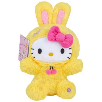 Hello Kitty Easter Bunny Side Stepper Greeter Plush 2024 Edition  NWT