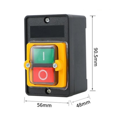 Industrial High-Voltage Start-Stop Switch Machine AC 250V/380V ON/OFF Waterproof