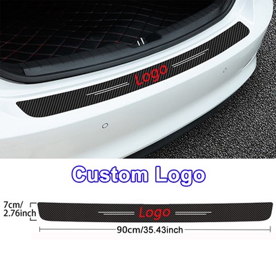 Custom Logo Car Rear Guard Bumper Cover Anti Scratch Decal Sticker Protector