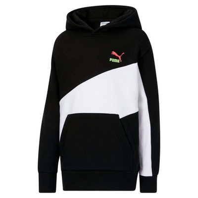 

Пуловер с капюшоном Puma Dazed Pack с цветными блоками для мальчиков, размер , повседневная спортивная одежда, Черный, Puma Dazed Pack Colorblocked Pullover Hoodie Youth
