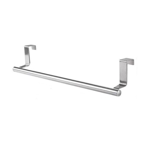 Over Door Tea Towel Holder Rack Kitchen Bathroom Rail Cupboard Hanger Bar Hooks