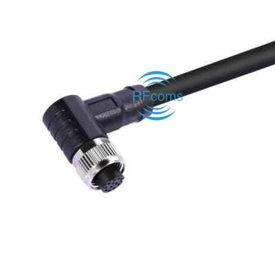M12 Sensor Connector Cable Waterproof 4 5 6 12 P 8Pin Connectors Aviation Cables