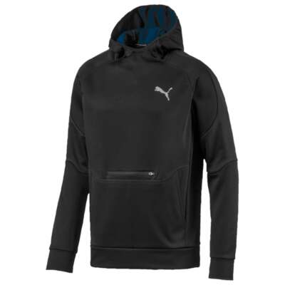

Puma Evostripe Warm Hoodie Mens Size  Повседневная верхняя одежда 580112-01, Черный