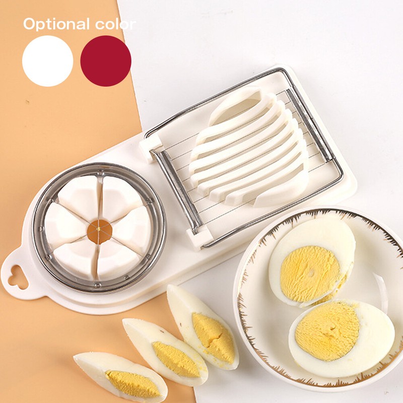 2in1 Eierschneider und Stückler Eier Morzarellateiler Zerkleinerer Messer Teiler
