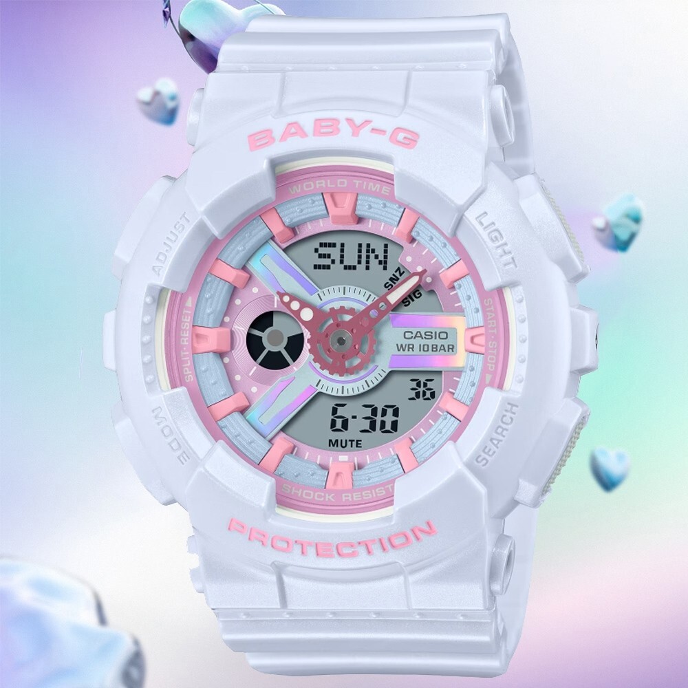 値下げ 美品 CASIO Baby-G レオパード BA-110LP ピンク Baby-G Analog-Digital BA-110LP-4AJF Pink Leopard - Shopping