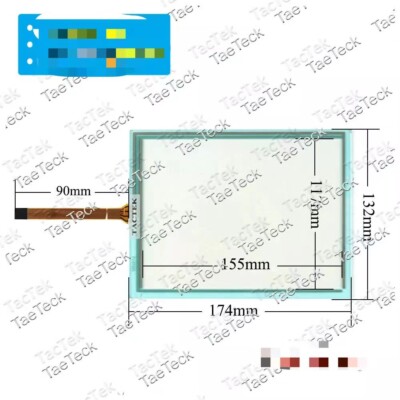1pcs for TP-RC7M-1 Robot Teach Pendant Touch Screen Panel Glass Digitizer 